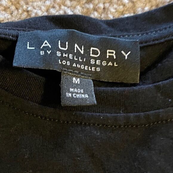 Laundry by Shelli Segal black top w lace white - Picture 9 of 9